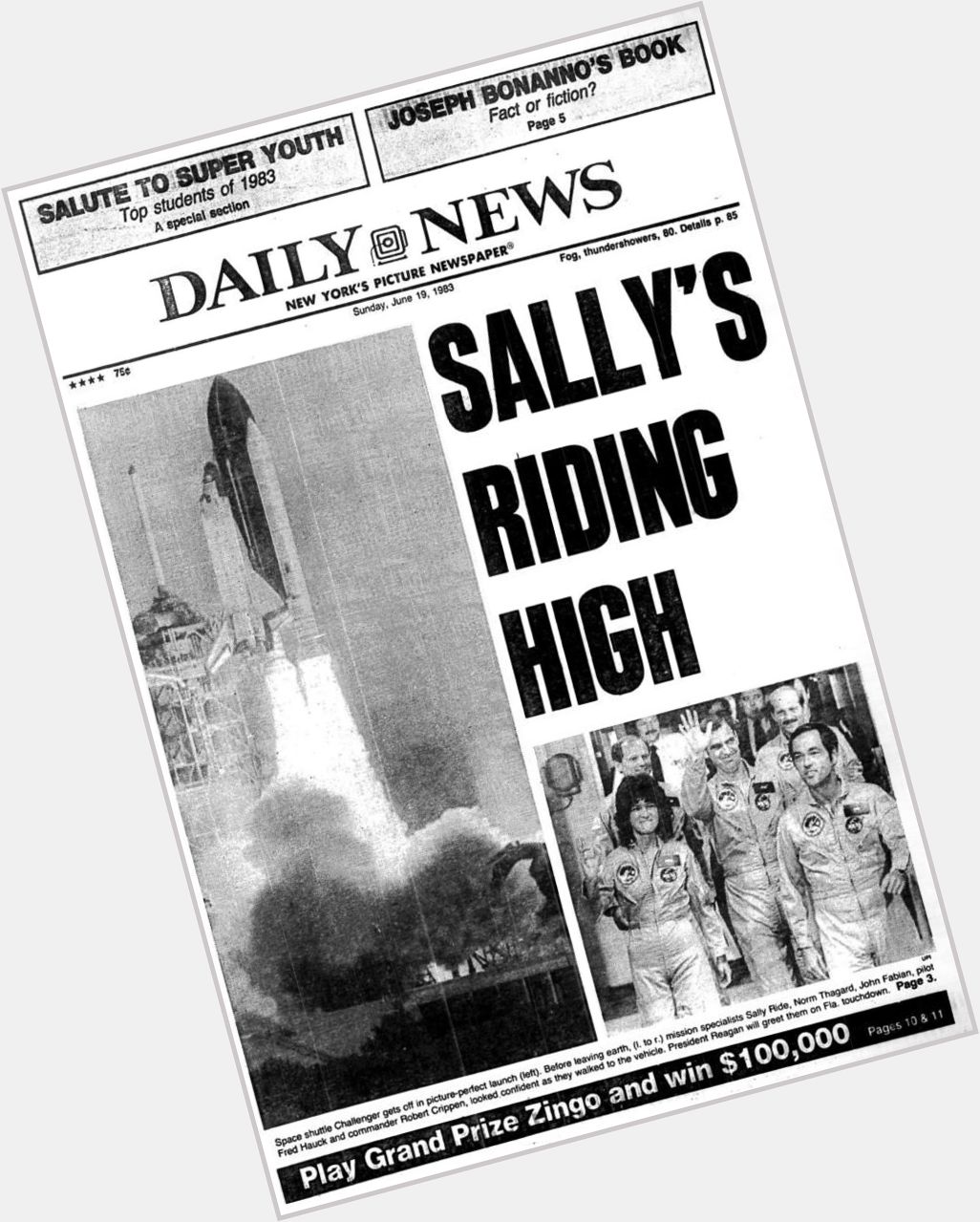Happy 66th birthday Sally Ride! She becomes the first American woman in space in 1983  