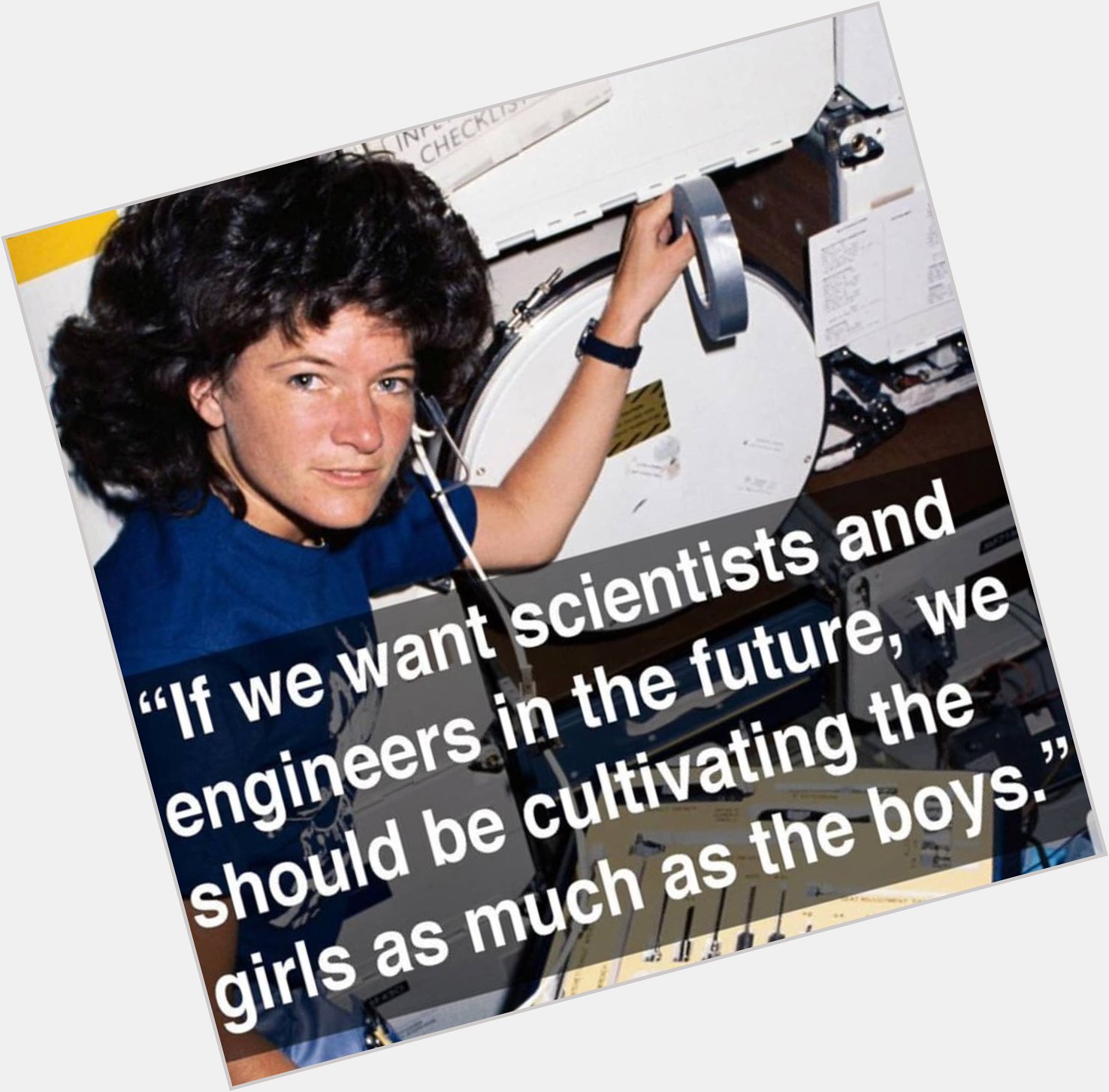 Happy Birthday to the first female American astronaut in space, Sally Ride!  