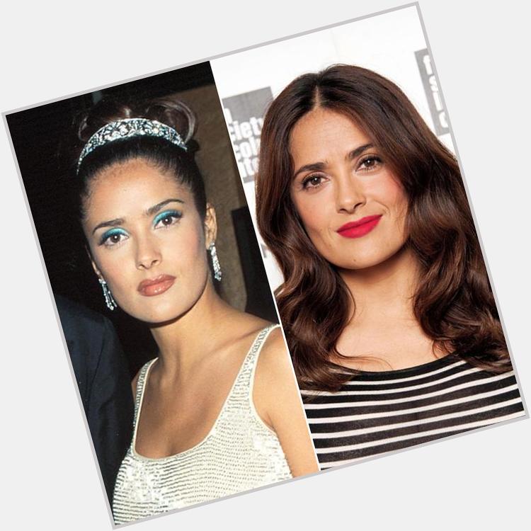 Happy 49th Birthday, Salma Hayek! See her transformation through the years:  (via InStyle) 