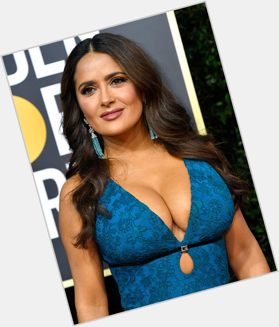 Happy Birthday to the sexy and busty Salma Hayek   