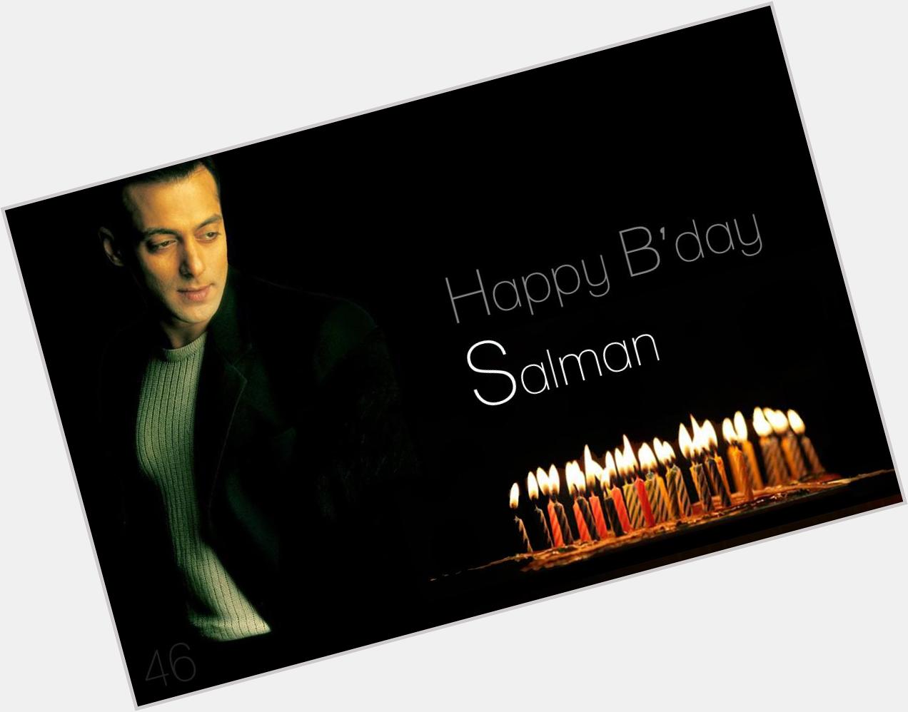 Happy Birthday Salman Khan Video!   