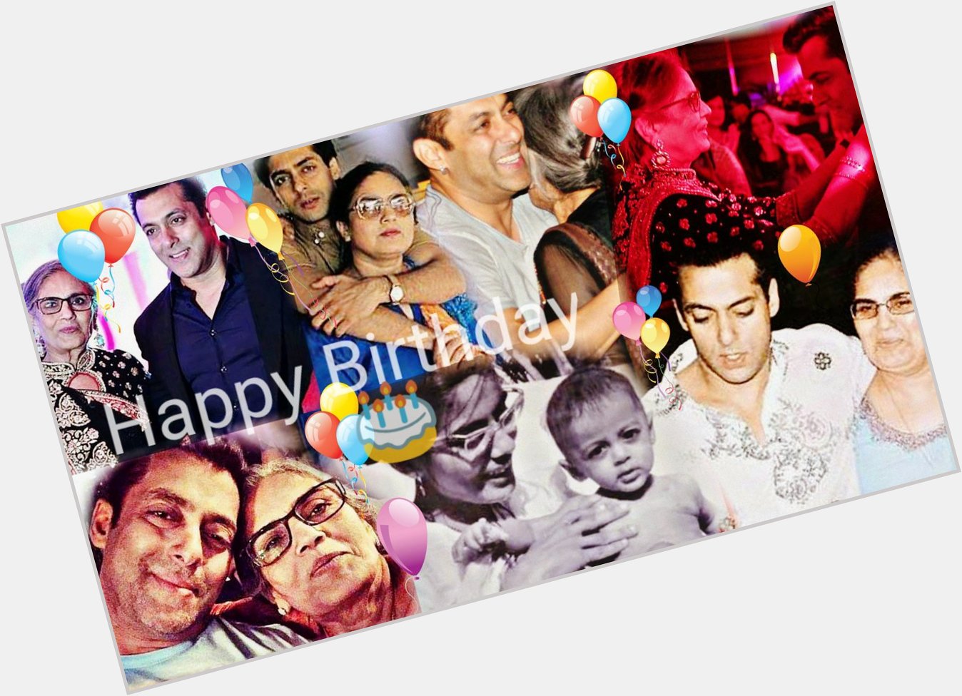   A very Happy Birthday   to mom thanks for giving us Salman Khan lots of love always 