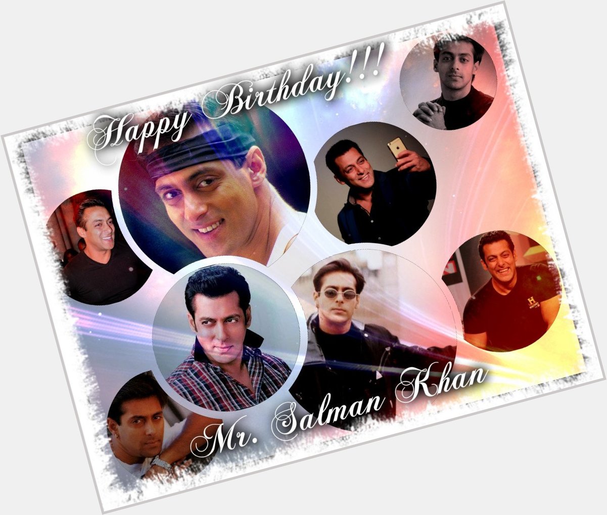Happy Birthday!!!
Mr. Salman Khan 