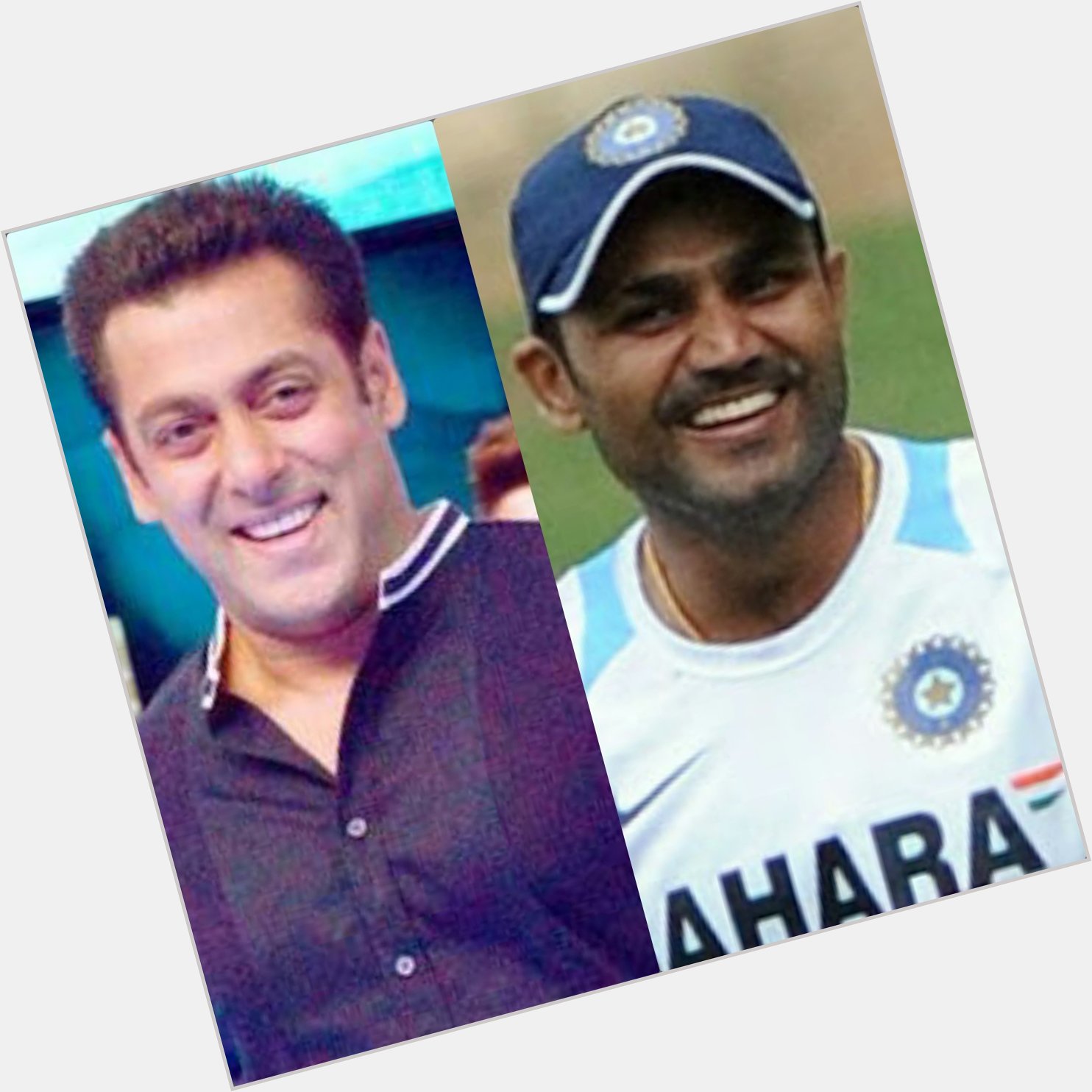 Happy birthday to the Bhaijaan of bollywood SALMAN KHAN on behalf of Virender Sehwag & all his fans across the globe 