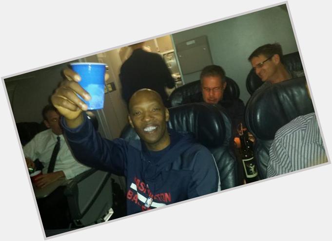Happy 46th Birthday to Sam Cassell. Here\s Sam-I-Am toasting a playoff win over the in April 2014. 