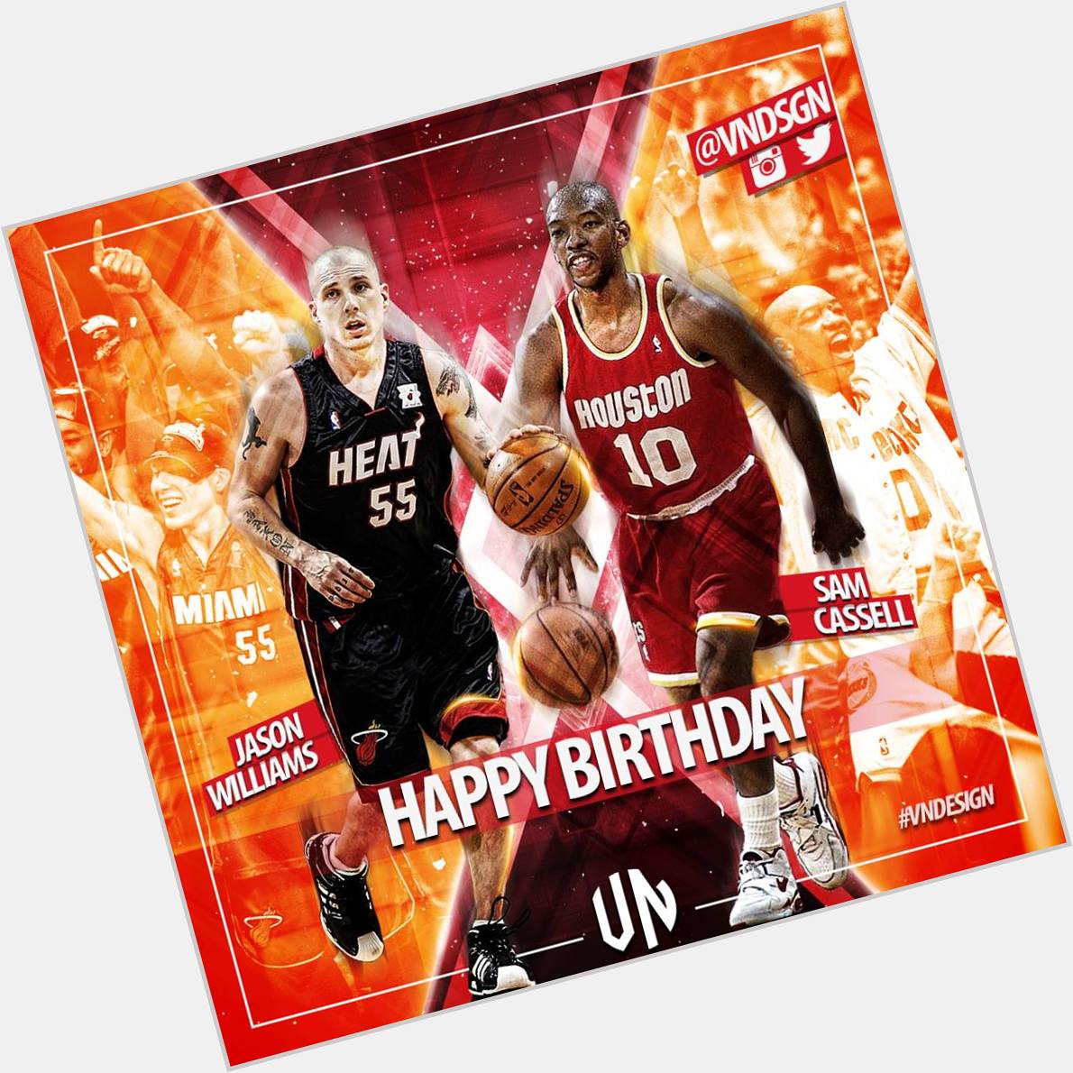 Join me in wishing a happy birthday to Jason Williams & Sam Cassell ! 