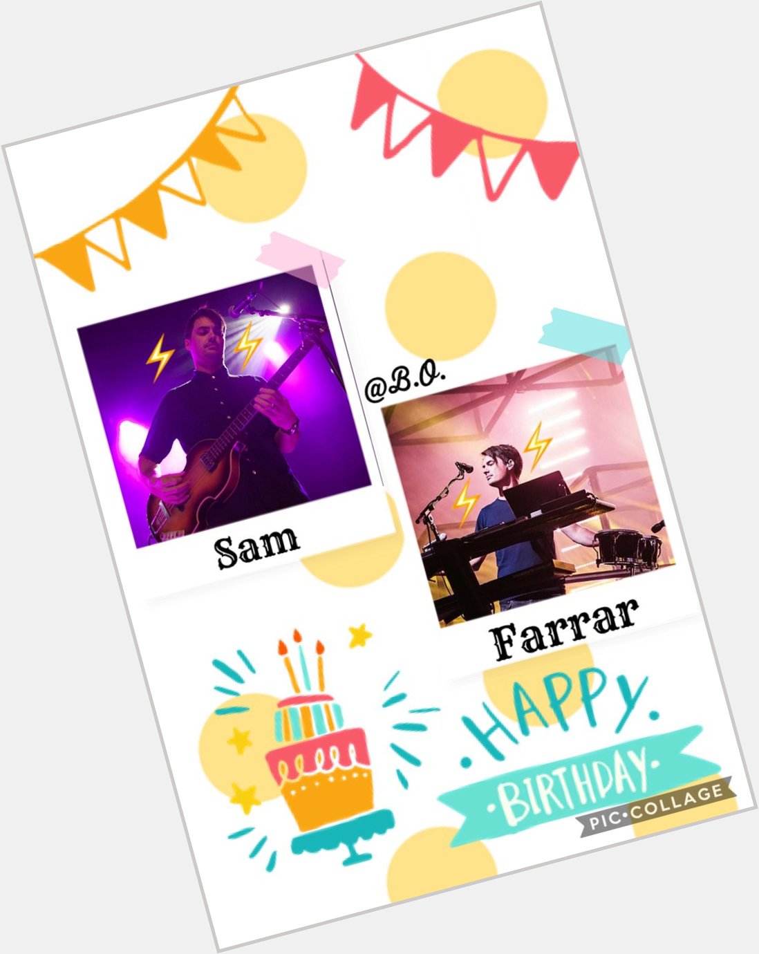 Happy Birthday to the Amazing and Talented Sam Farrar I hope he enjoys it today with his family Made by Me 