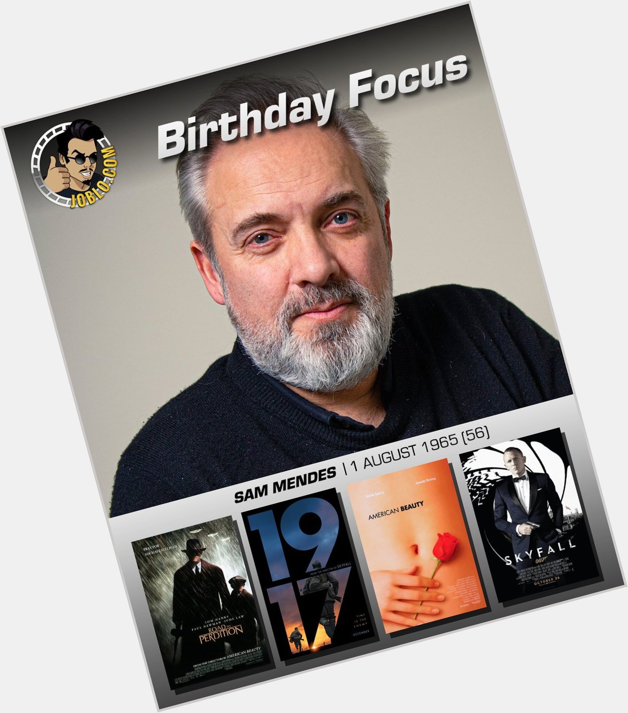 Wishing a very happy 56th birthday to the great filmmaker, Sam Mendes!

What is your favorite film of his? 