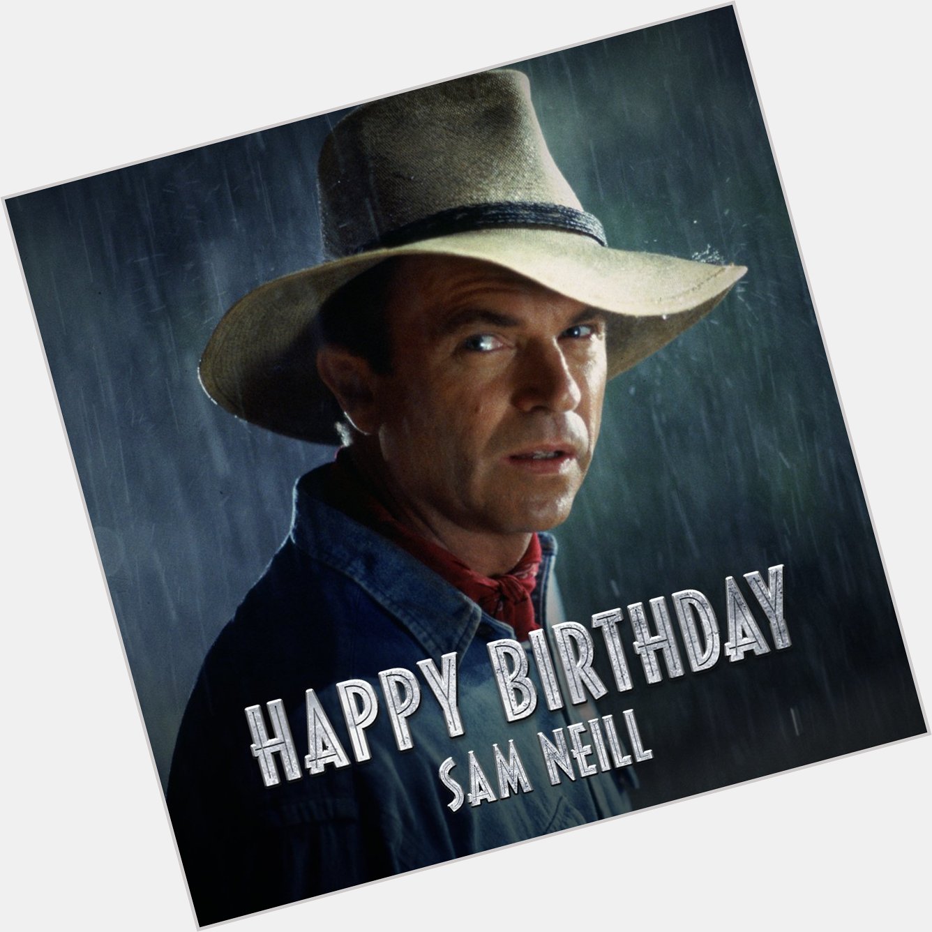 Happy birthday to our favorite on-screen paleontologist, Sam Neill. 