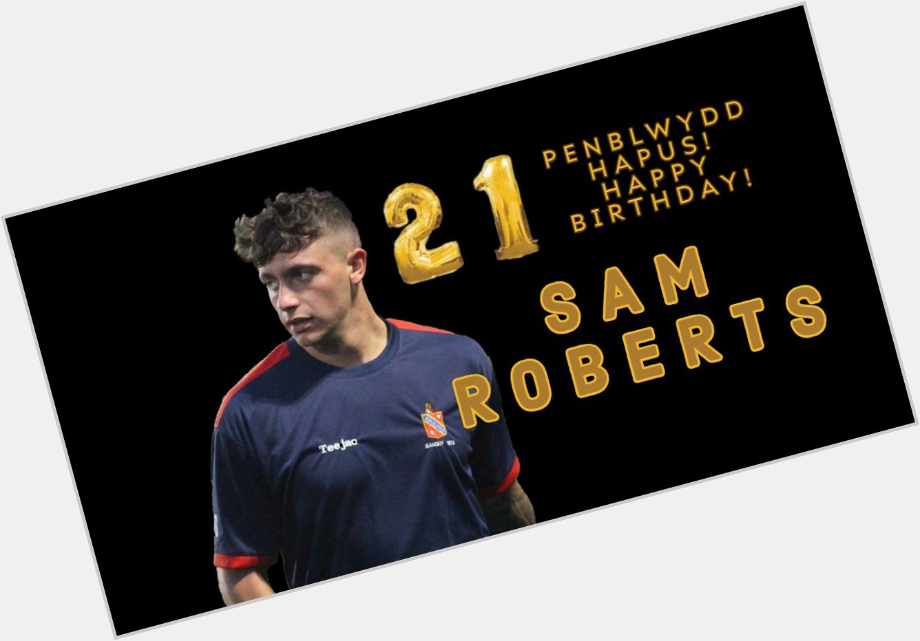 Penblwydd hapus i / Happy birthday to Sam Roberts! 