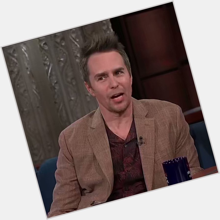 Happy birthday sam rockwell, aka the best actor in the entire world 