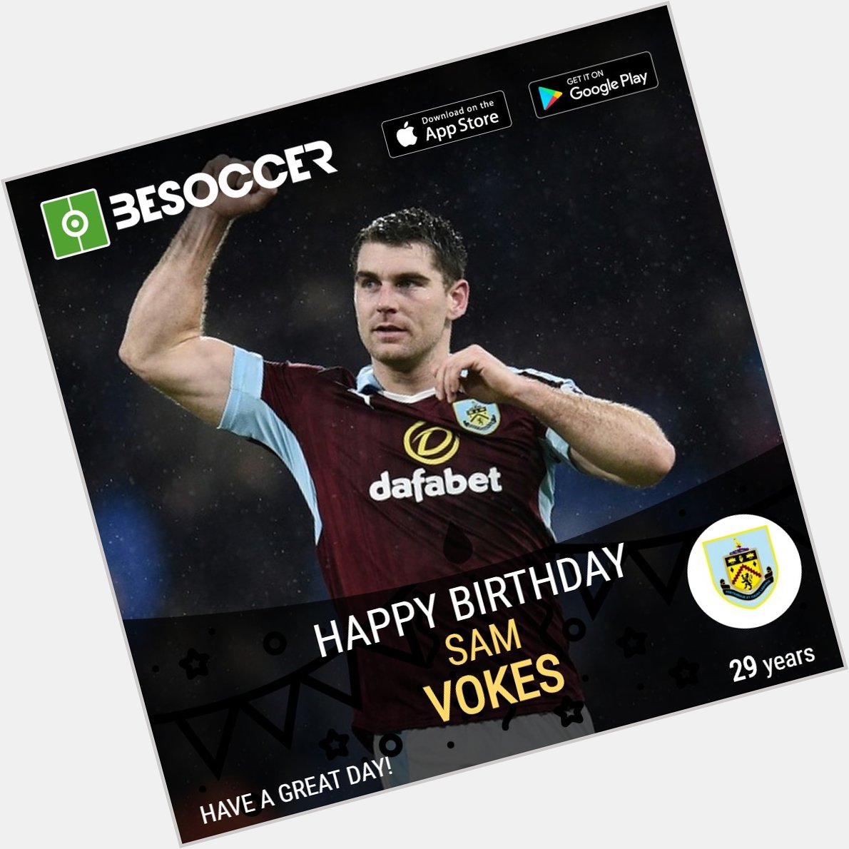 Happy birthday to striker Sam Vokes!        