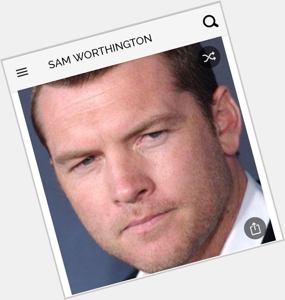 Happy birthday to this great actor.  Happy birthday to Sam Worthington 