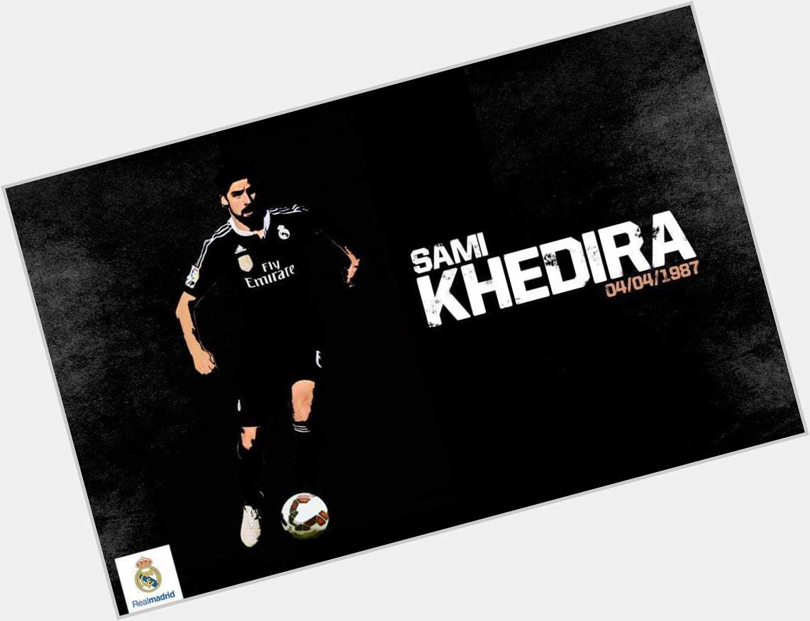 Happy birthday to Sami Khedira who turns 28 today. 