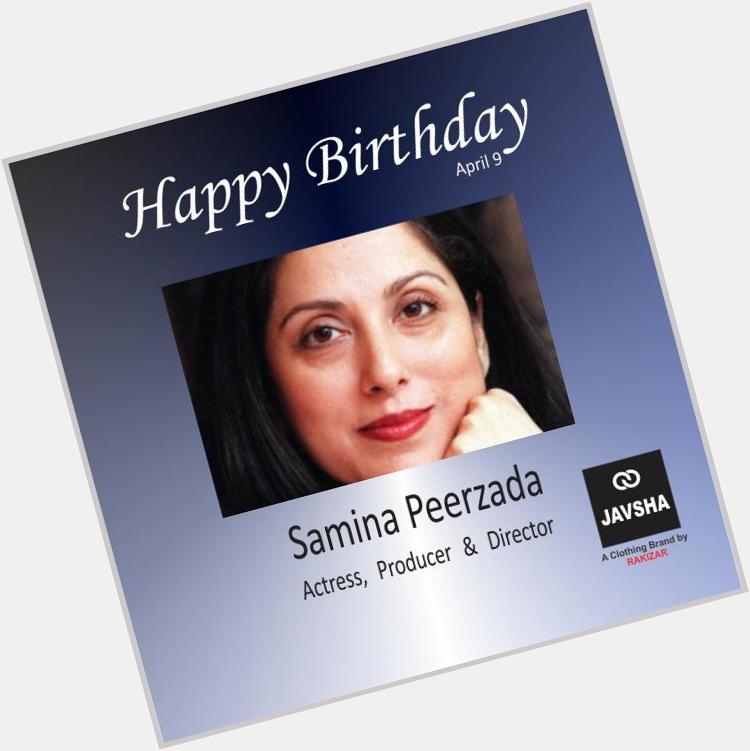 Happy Birthday Samina Peerzada       