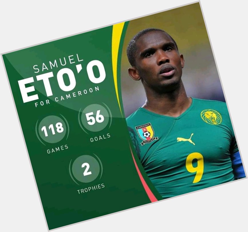  & all-time best striker Samuel Eto\o turns 39 today. Happy birthday legend! 