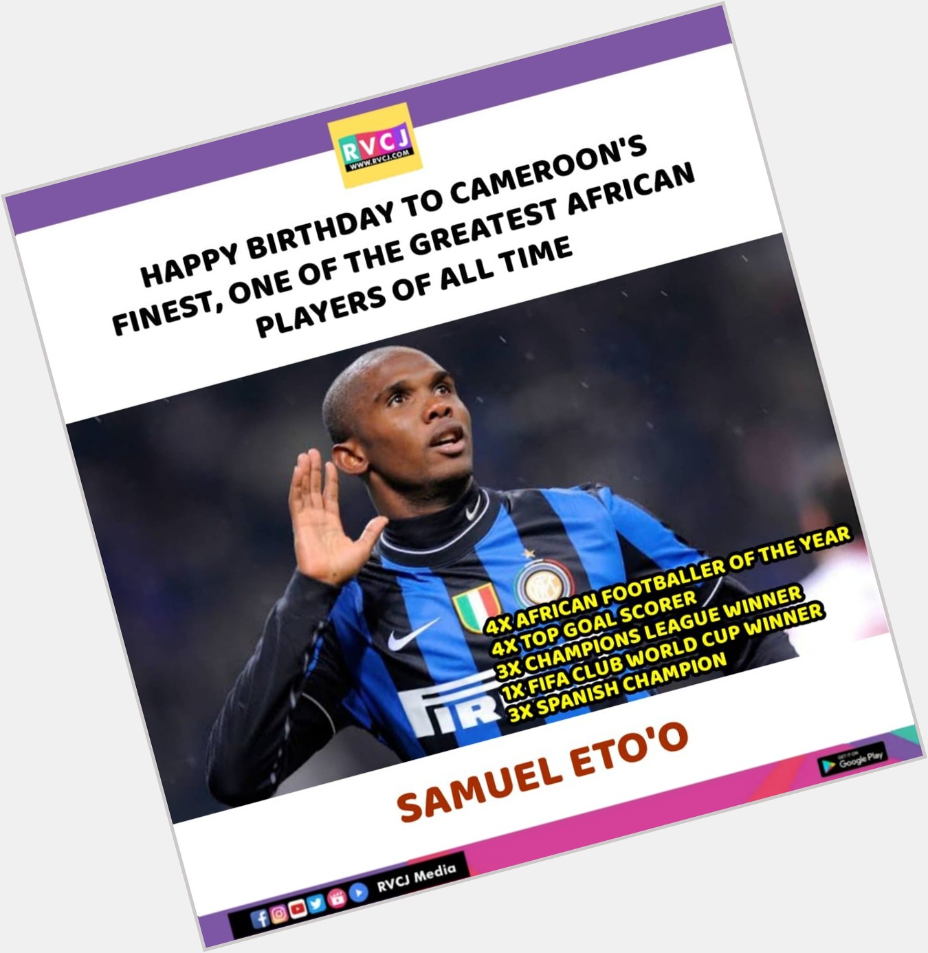 Happy Birthday Samuel Eto\o  