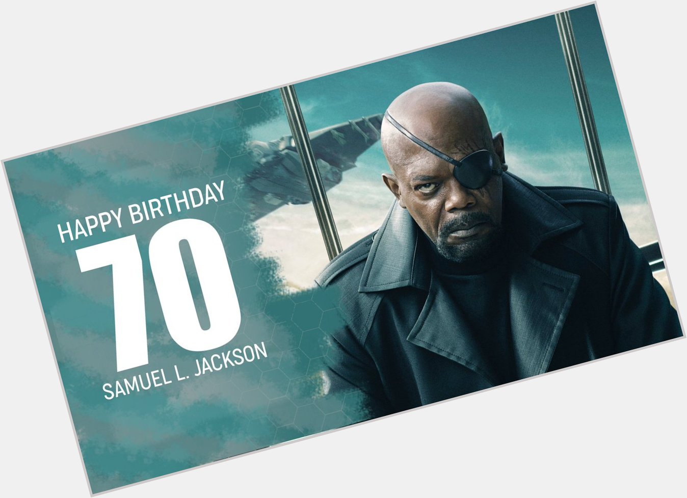 Der Schauspieler von Nick Fury,
SAMUEL L. JACKSON
wurde am 21.12. 70 Jahre alt

Happy Birthday ! 