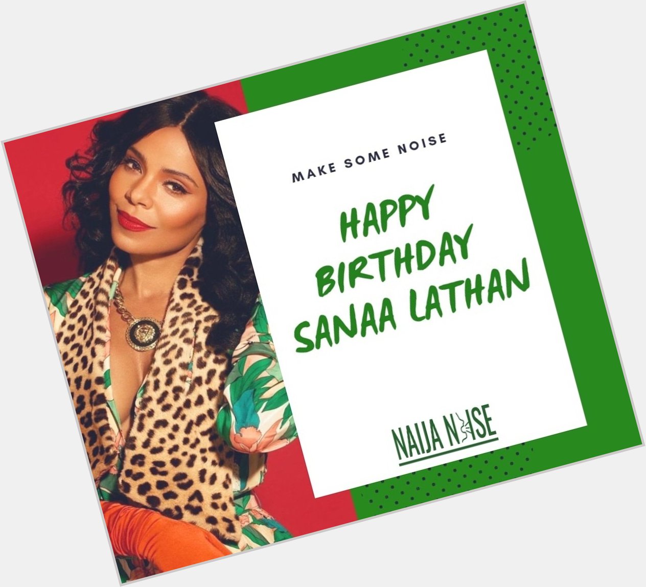Happy Birthday Hollywood Actress Sanaa Lathan!   