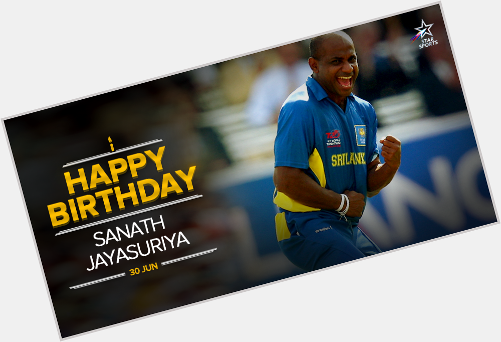 The man who changed ODI batting forever in the mid-90s, turns 46 today! Happy birthday Sanath Jayasuriya! 