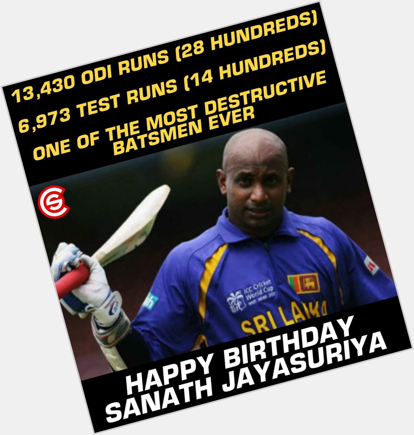 Happy Birthday, Sanath Jayasuriya!! 