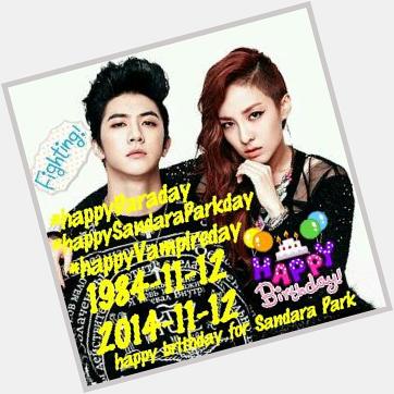 Happy birthday to MBLAQs
Thunder sister Sandara park !! I
hope you always healthy,
successful, beautiful, long Life. 