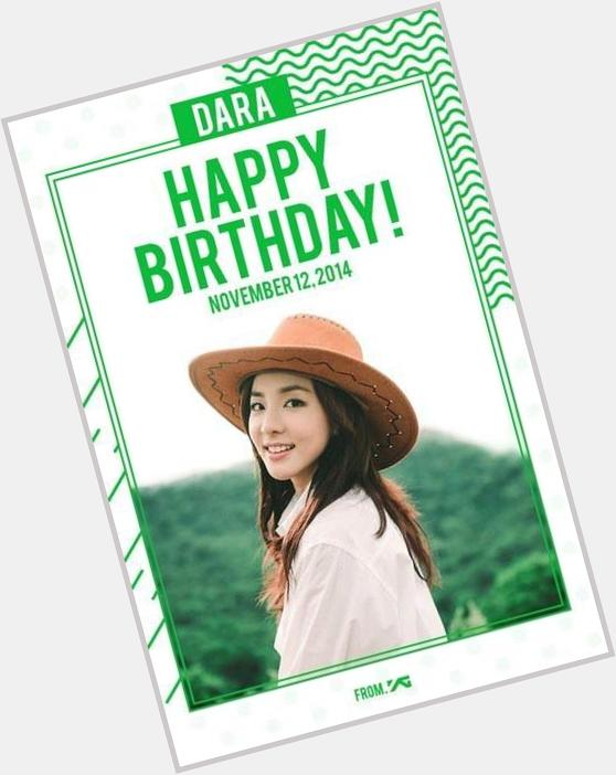 Happy Birthday to Sandara Park     fighting Dara fighting 2NE1      