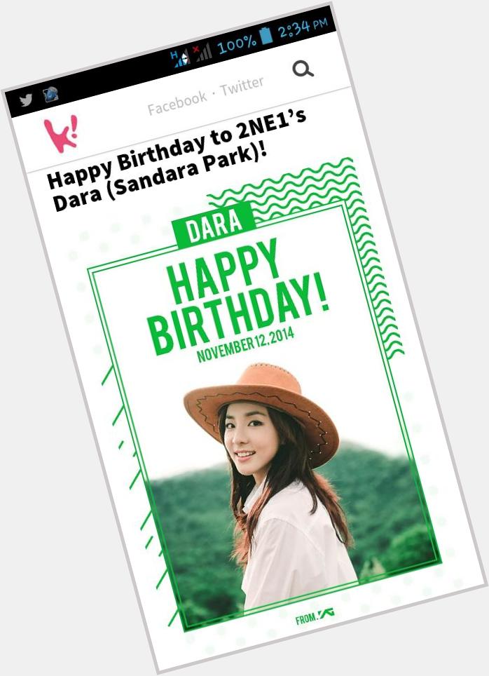 [LINK] Koreaboo: Happy Birthday to 2NE1s Dara (Sandara Park)   