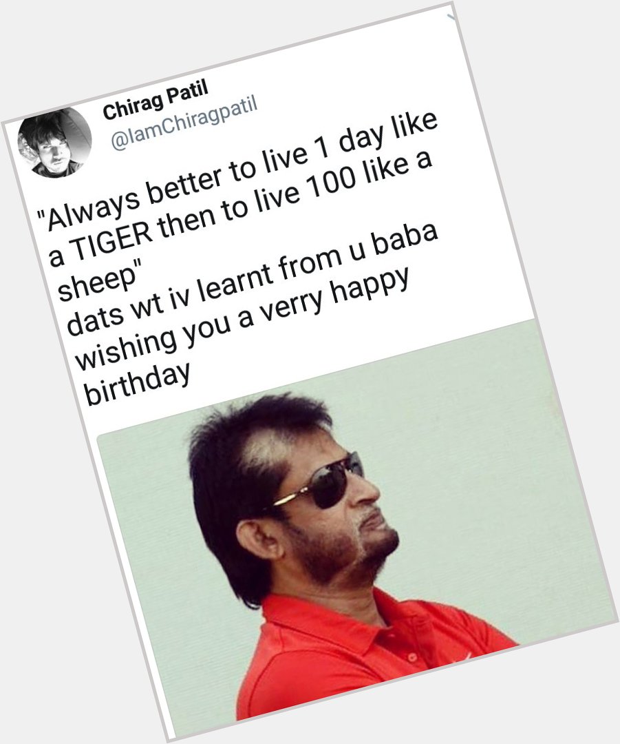 Happy birthday Sandeep Patil! And we love the way your son IamChiragpatil has wished you...   