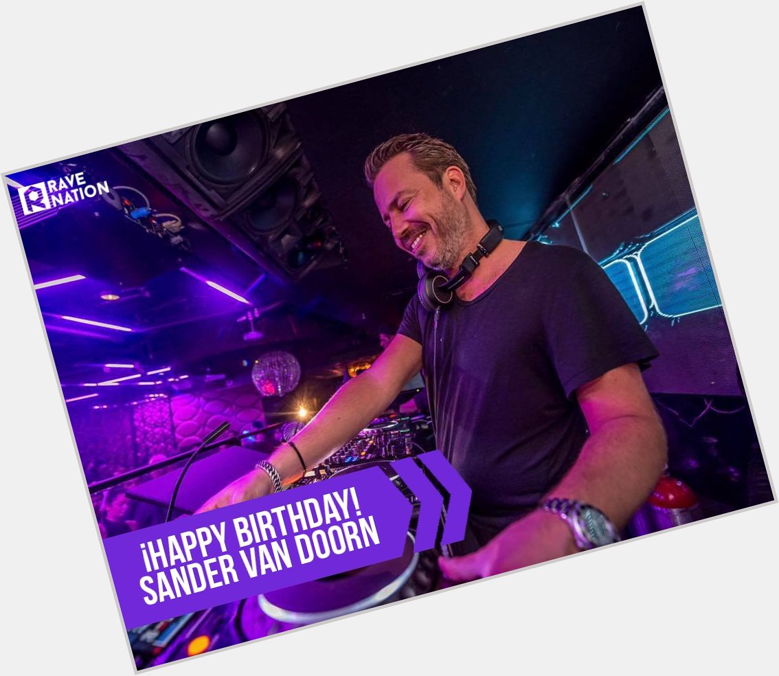 Sander Ketelaars, más conocido como Sander van Doorn, cumple hoy 37 años. ¡Happy Birthday!  