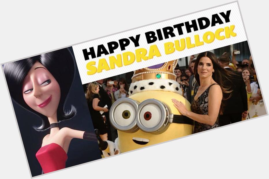 Happy birthday, Sandra Bullock! Catch her in as the voice of Scarlet Overkill, in theaters now. 