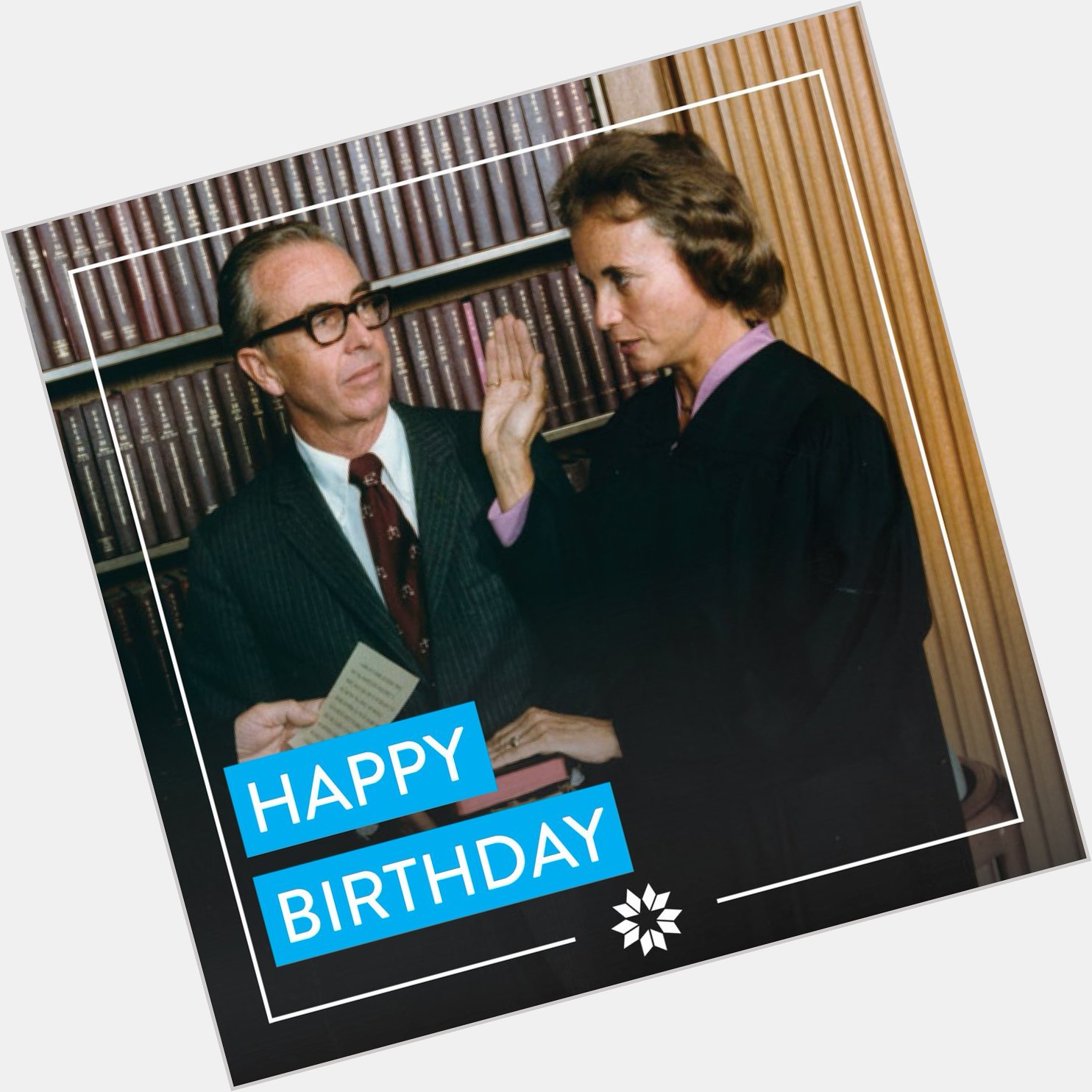 Happy 87th birthday, former Supreme Court Justice Sandra Day O\Connor! 