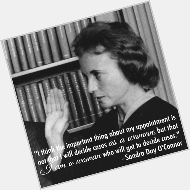 Happy 92nd birthday to Sandra Day O Connor, who became the first woman appointed to the U.S. Supreme Court in 1981! 