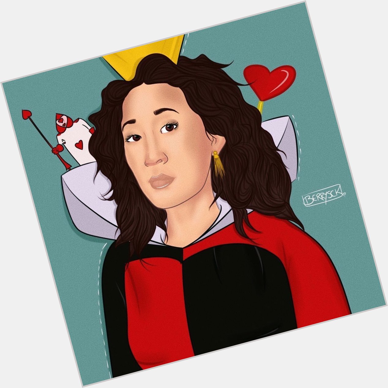 Happy birthday, sandra oh! you\re the queen of our hearts 