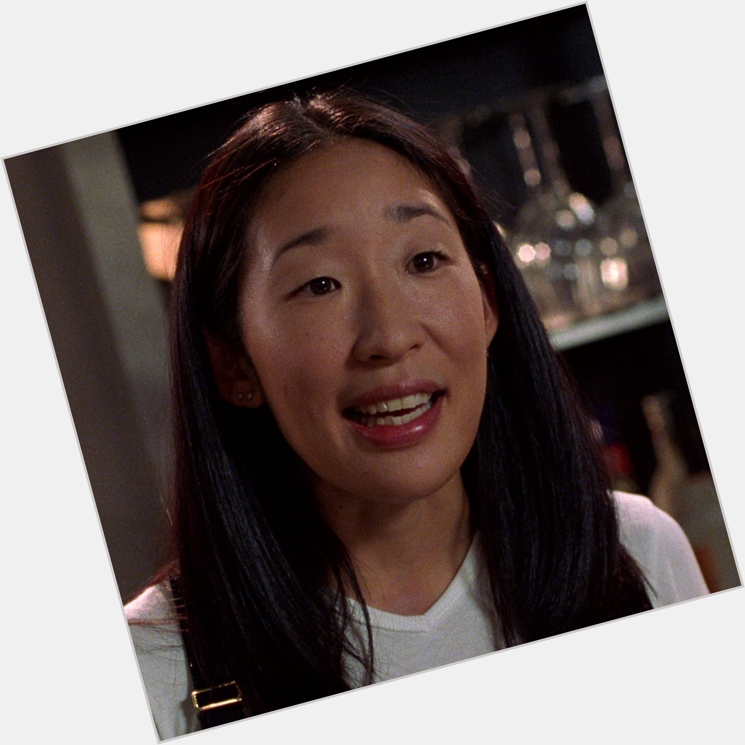 Happy Birthday Sandra Oh and thank you for wearing suspenders and kissing Kate Walsh in Under the Tuscan Sun 