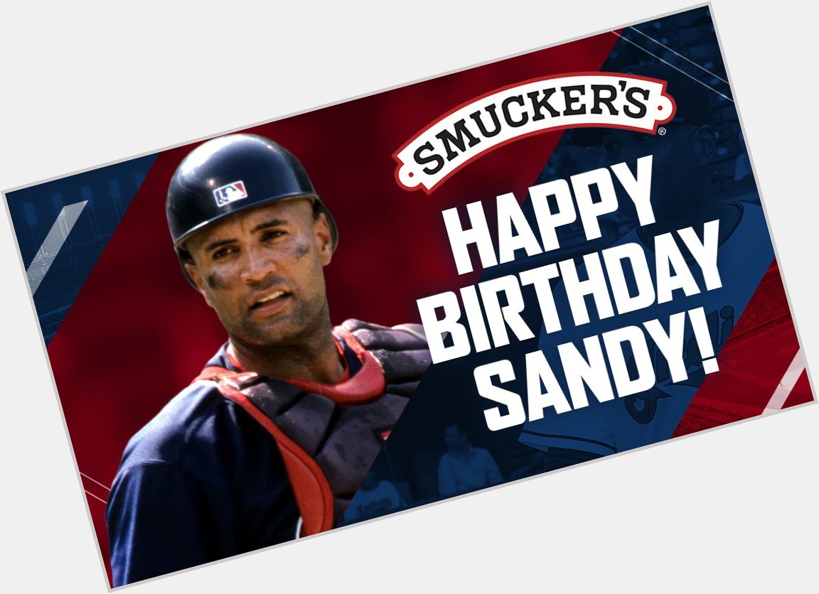 To help us and wish Sandy Alomar Jr. a happy birthday! 