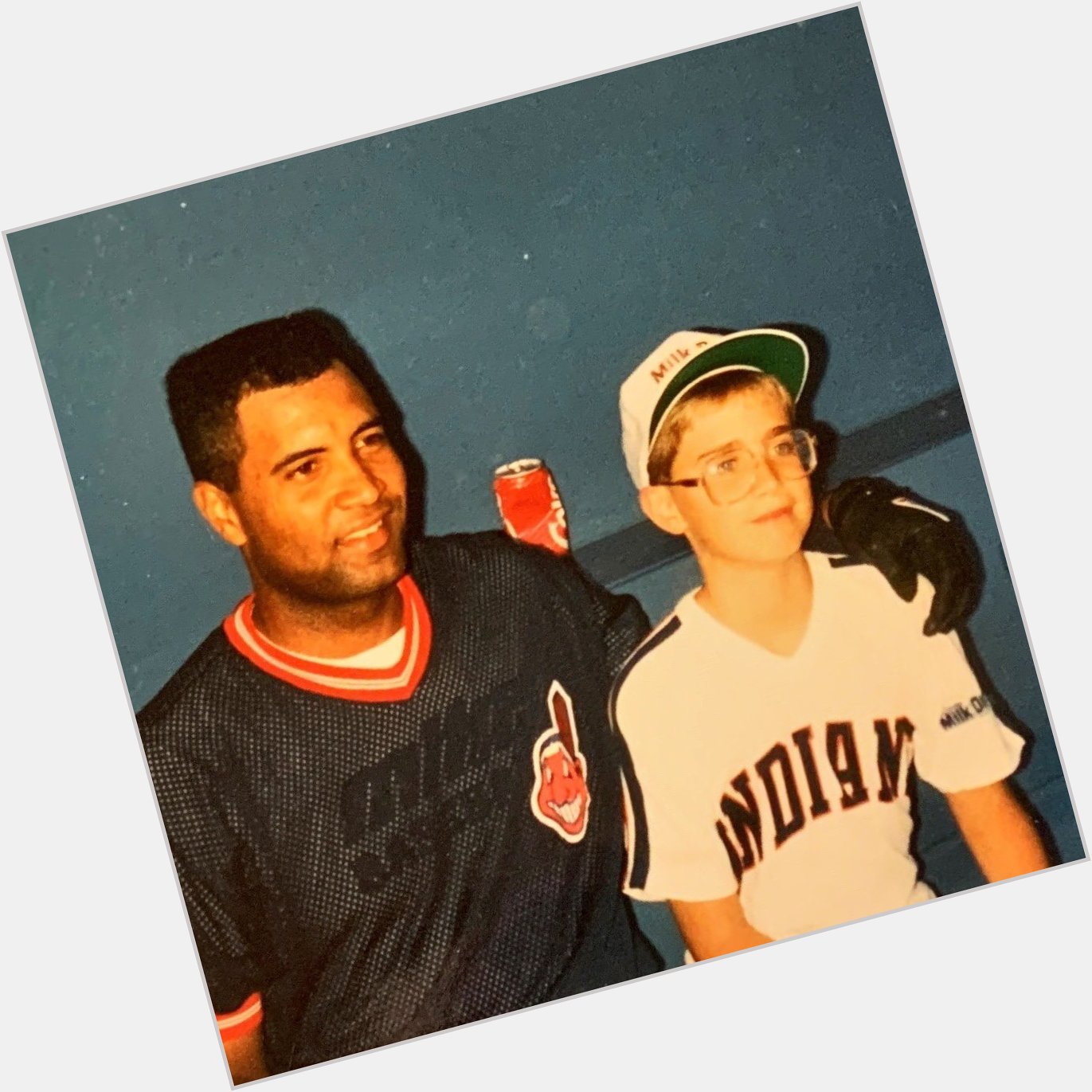 Happy Birthday to first base coach Sandy Alomar, Jr. He hasn t aged a day ..now me on the other hand . 