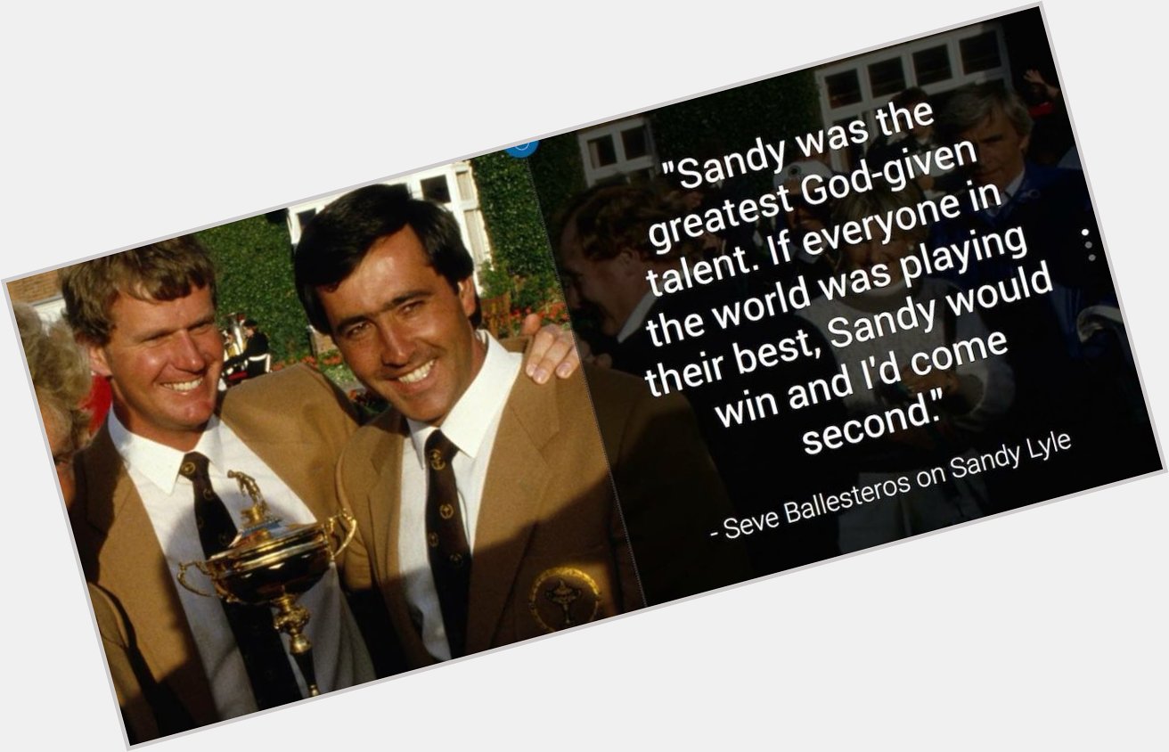 A WOW quote on  birthday.   Happy Birthday,  Sandy Lyle. 