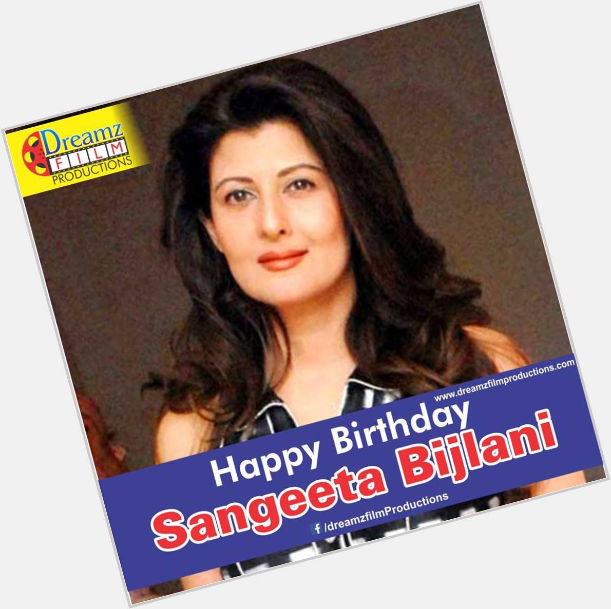  wishes a very  to Sangeeta Bijlani (Bollywood Actress) 