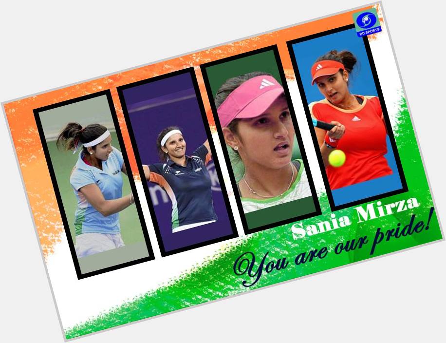 Happy Birthday to Sania Mirza, the nations tennis champion! 