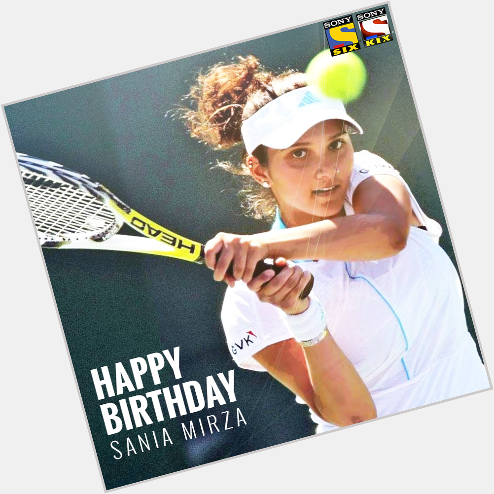 Wishing India\s pride and current No. 1 player in women\s doubles, Sania Mirza a very Happy Birthday 