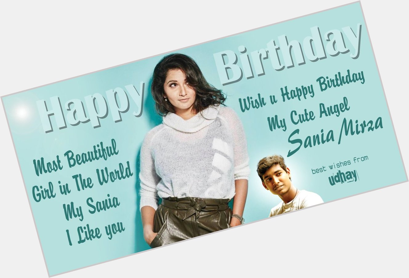  November 15 Advance Happy Birthday My Life Sania Mirza.. 
