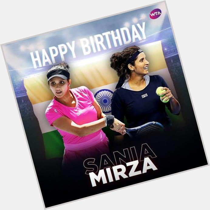 Happy birthday Sania Mirza    