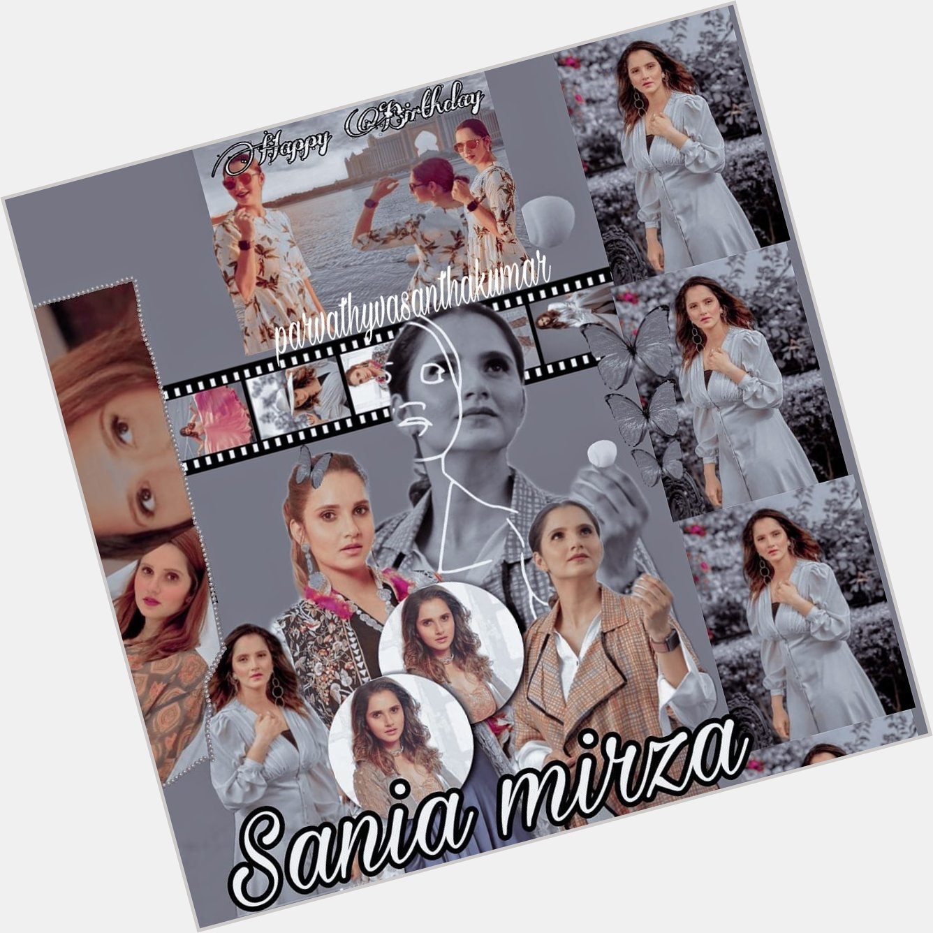 Happy birthday
Sania mirza   
