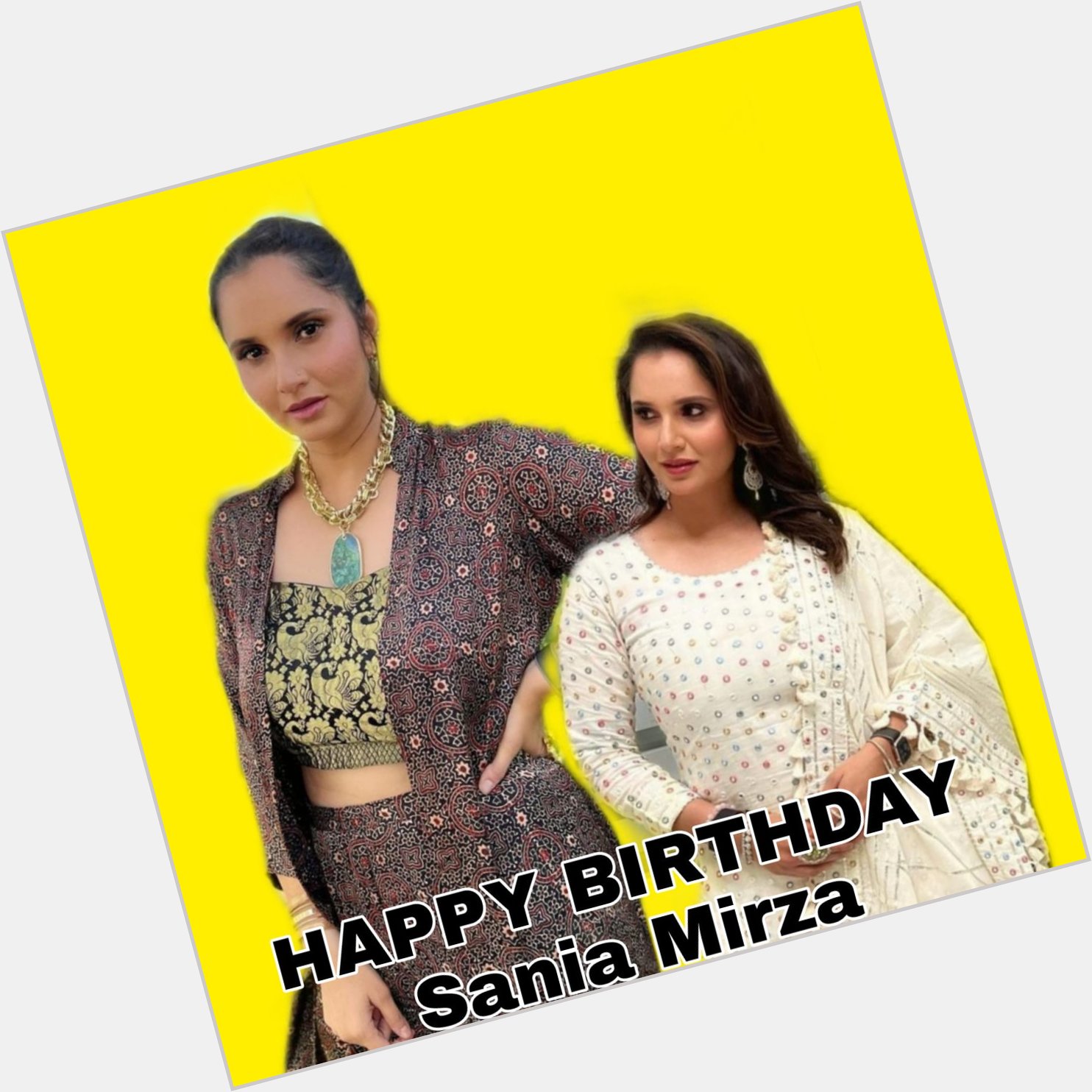 Happy Birthday Sania Mirza     