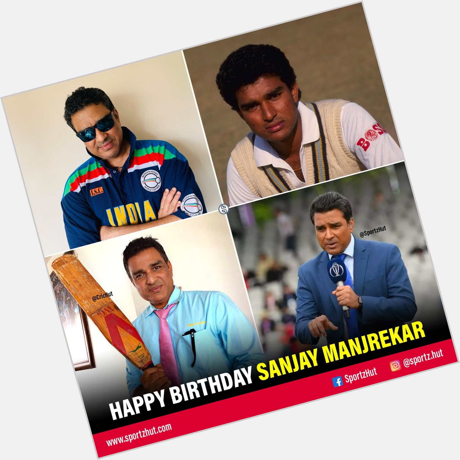 Happy Birthday Sanjay Manjrekar      