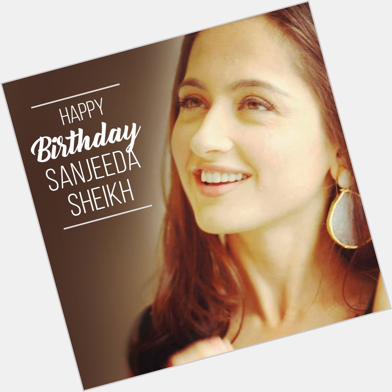 Here\s wishing the beautiful and gorgeous, Sanjeeda Sheikh, a very happy birthday!    