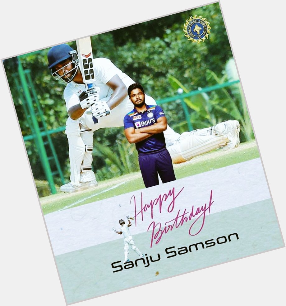 Happy Birthday Sanju Samson  