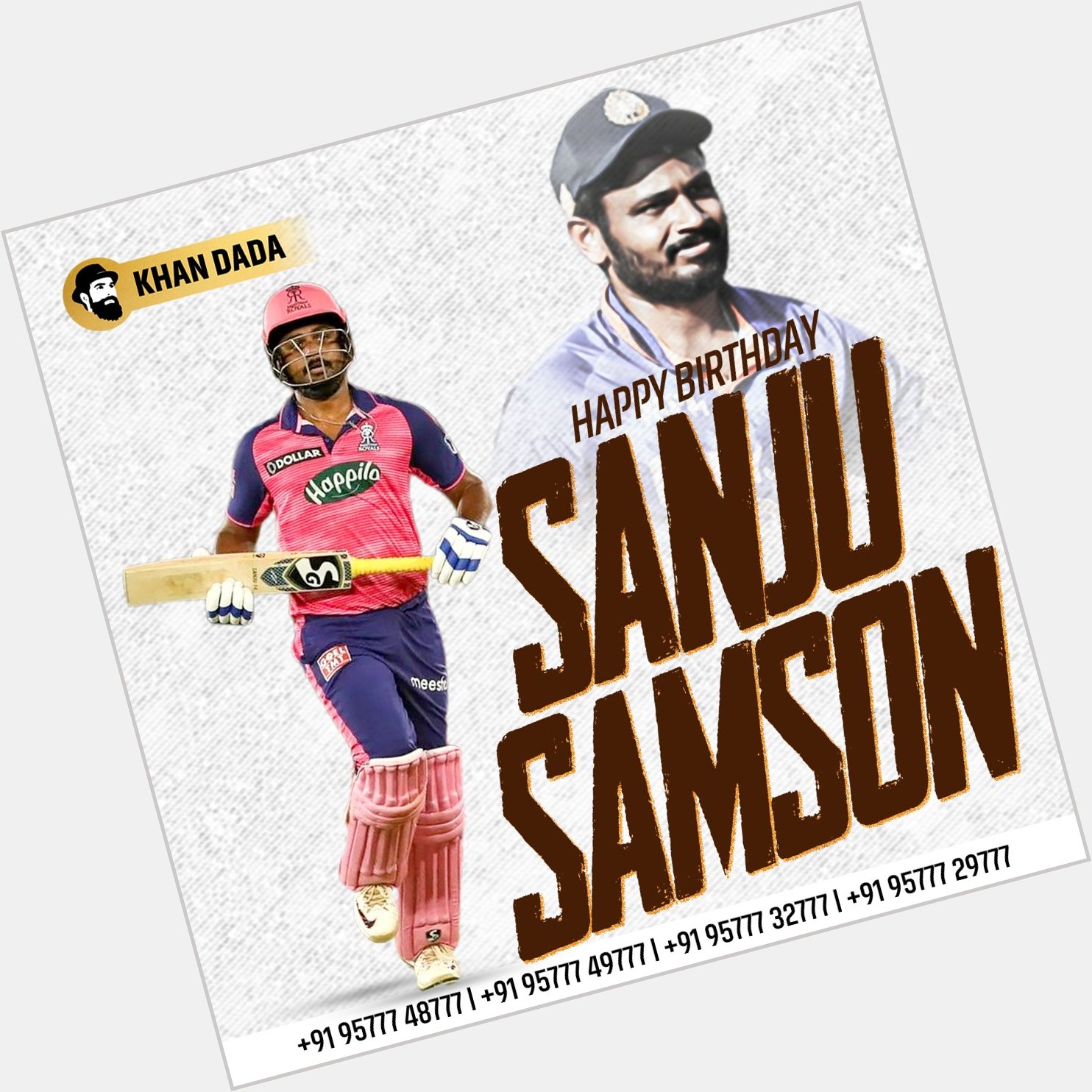 Happy Birthday Sanju Samson        
