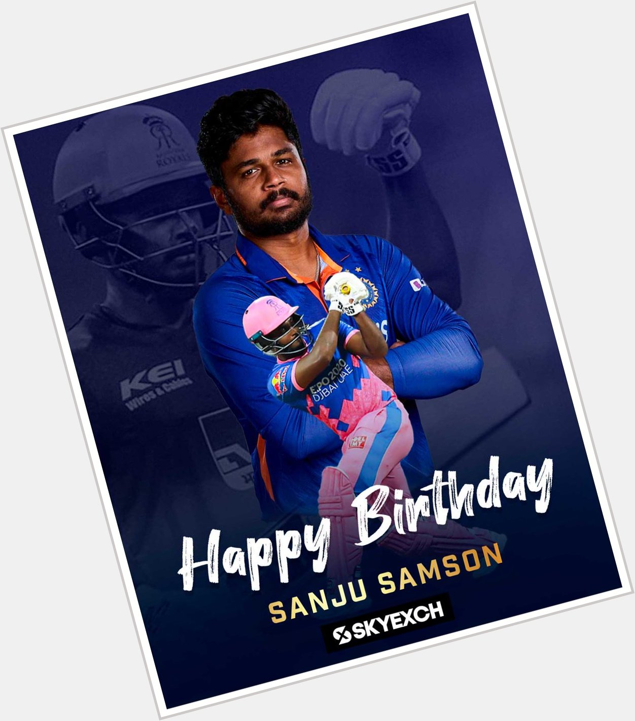 Wishing Sanju Samson a Very Happy Birthday       
